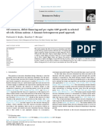 Recursos Petroleros, Financiamiento Del Déficit y Crecimiento Del PIB