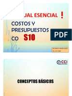 Cci Costos y Presupuestos Con S10 (Manual Esencial)