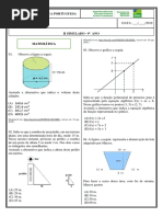 II SIMULADO de Estudante Matemática e Portugues  - 9º ano ( J )