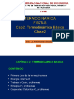 Cap2. Clase2 Primera Ley de La Termodinámica, Entalpia