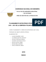 Planeamiento Estrategico Prospectivo de La Empresa Polinplast Sac Grupo 4