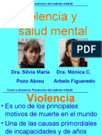 Violencia y Salud Mental