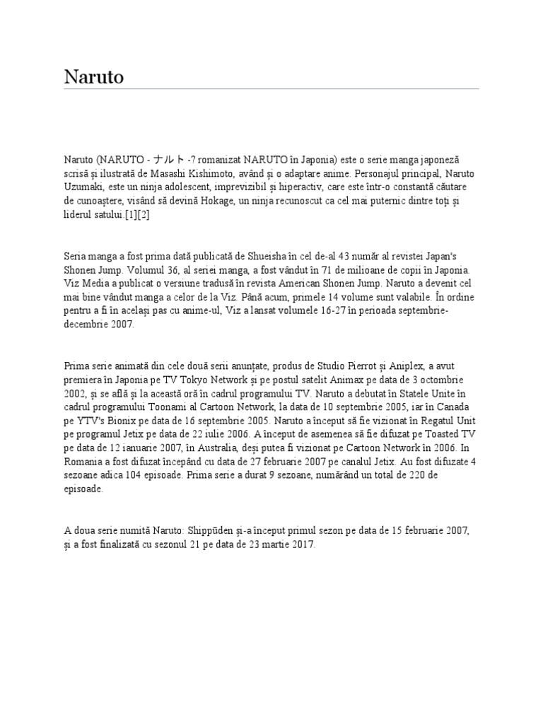 Naruto | PDF