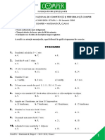 Subiect Comper Matematica Etapai 2019 2020 Clasai