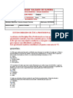 Estudo Dirigido - Tarefa Ética Profissional PDF