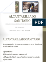 ALCANTARILLADO SANITARIO Diseño AANN 2020 PDF