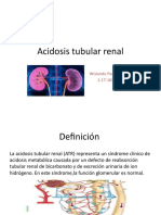 Exposicion de Acidosis Tubular Renal