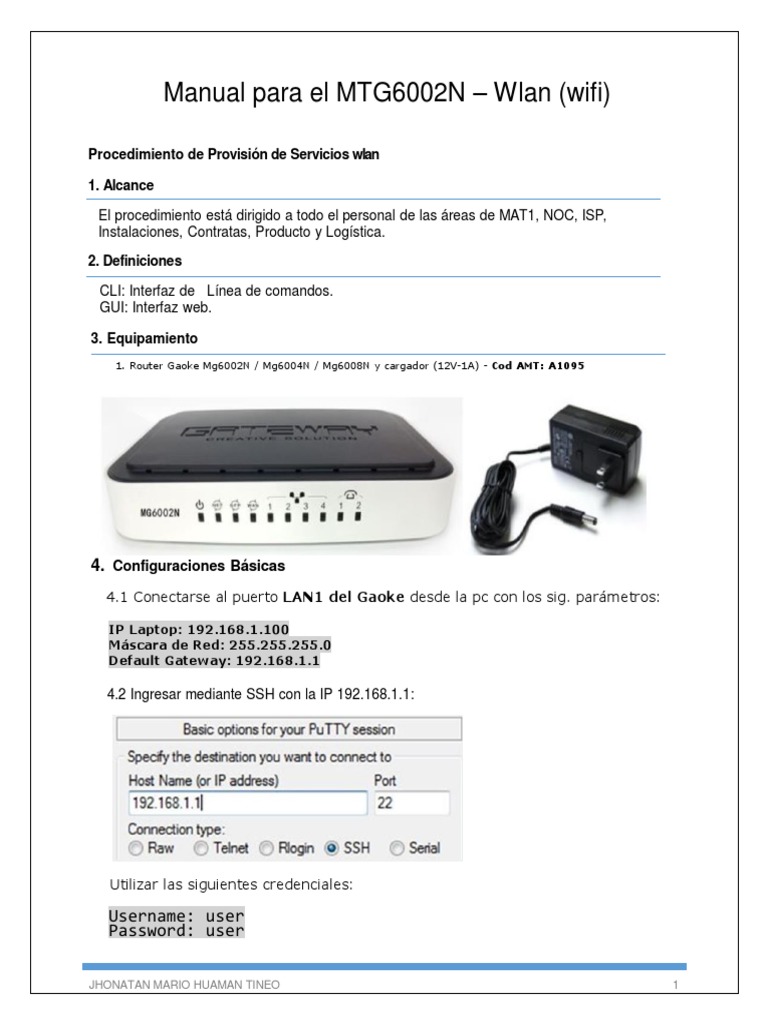 Guia Completa de Conf. de Gaoke Wifi Gaoke. | PDF