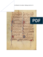 3 - Exercice 1 - Motet Trop Souvent Me duel-Brunette-In Seculum - Bamberg, Litt. 115, F. 9v