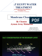 Membrane Fouling &cleaning Ayman