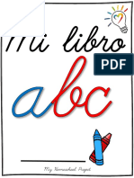 Mi Libro ABC Ilustrado en Cursiva