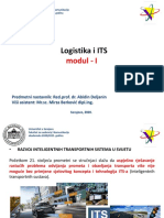 Logistika I ITS - 2020 - 2021 - Fakultet Za Saobrayaj I Komunikacije - Modul I - II PDF