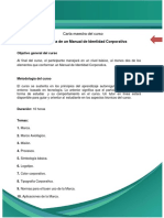 Carta Maestra Esquema de Un Manual de Identidad Corporativa