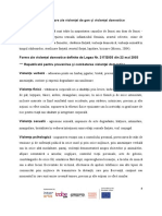 Forme de manifestare ale violenței de gen și violenței domestice