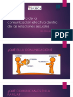 Importancia de La Comunicación Efectiva Dentro de La Pareja, Enel Erotismo PDF