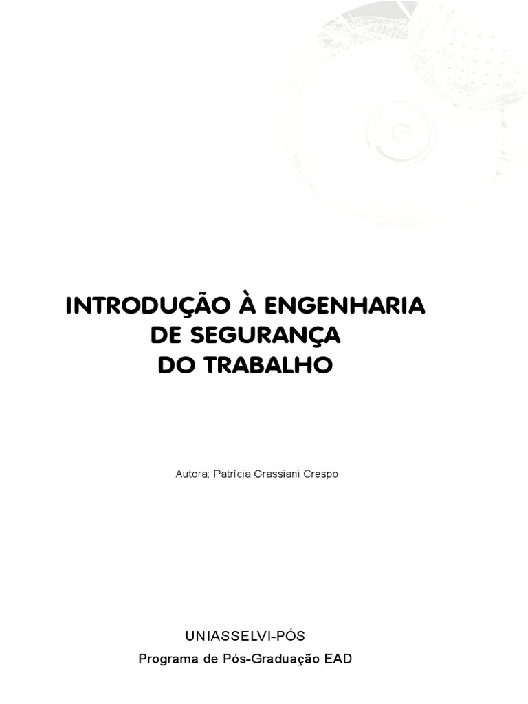 Introdução À Engenharia de Segurança Do Trabalho | PDF | Revolução ...