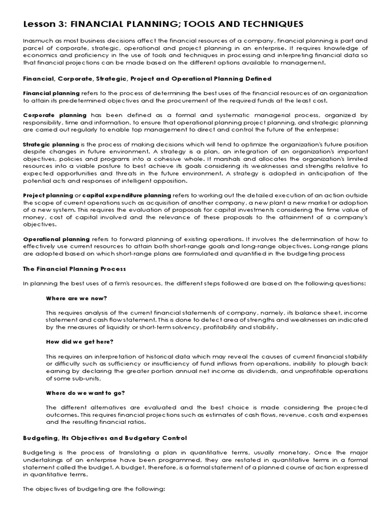 Lesson 3 Financing PDF | PDF | Dividend | Retained Earnings