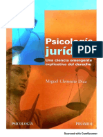 Clemente (2010) - Psicología Jurídica, Una Ciencia Emergente Explicativa Del Derecho