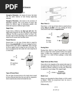 Study Guide - Strength of Materials