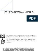 Prueba de Newman Keuls