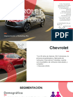 Segmentación y Marketing Mix de la Chevrolet Tracker Turbo