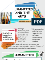 Humanities and The Arts Humanities and The Arts: Ms. Wendy Joy N. Cuyugan, RL, LPT Ms. Wendy Joy N. Cuyugan, RL, LPT
