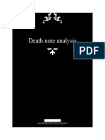 Death Note Analysis
