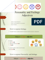 Personality and Feelings Adjectives