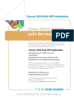 HC Census 2010 Kickoff invitation