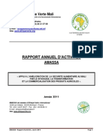 Amassa 2011 Rapport Annuel Mali