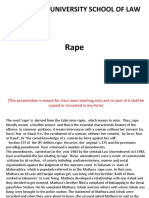 GDU Law School Rape Presentation