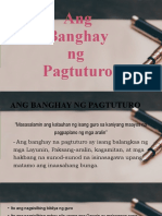 Ang Banghay NG Pagtuturo