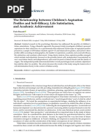 Social Sciences: The Relationship Between Children's Aspiration Profiles and Self-E and Academic Achievement