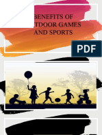 Benefits of Outdoor Games and Sports