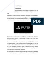 Proyecto - Consolas de Vdeojuegos de Nueva Generación PlayStation5 - Parte 2