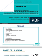 Clase 13 Pruebas de Esterilidad