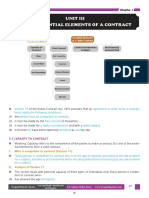 Unit Iii Other Essential Elements of A Contract: Chapter-1