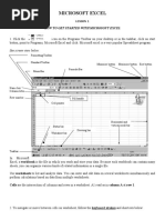 MSExcel Hand-Outs