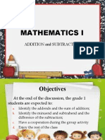 Mathematics I: Addition and Subtraction