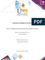 Formato Tarea 4 - Implementar Actividad de Literatura Infantil para Niños LMPB