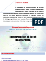 Integral Method of Analysis of Data