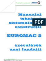 executarea fundatiei