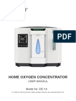 Home Oxygen Concentrator: User Manaul Model No.:DE-1A