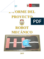 Informe Proyecto Robot Mecánico
