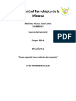 Tarea Especial Estadistica