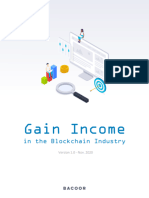 How To Gain Income in The Blockchain Industry