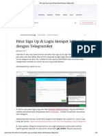 Fitur Sign Up Di Login Hotspot Mikrotik Dengan TelegramBot PDF