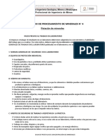 Lab. N°4 Procesamiento de Minerales