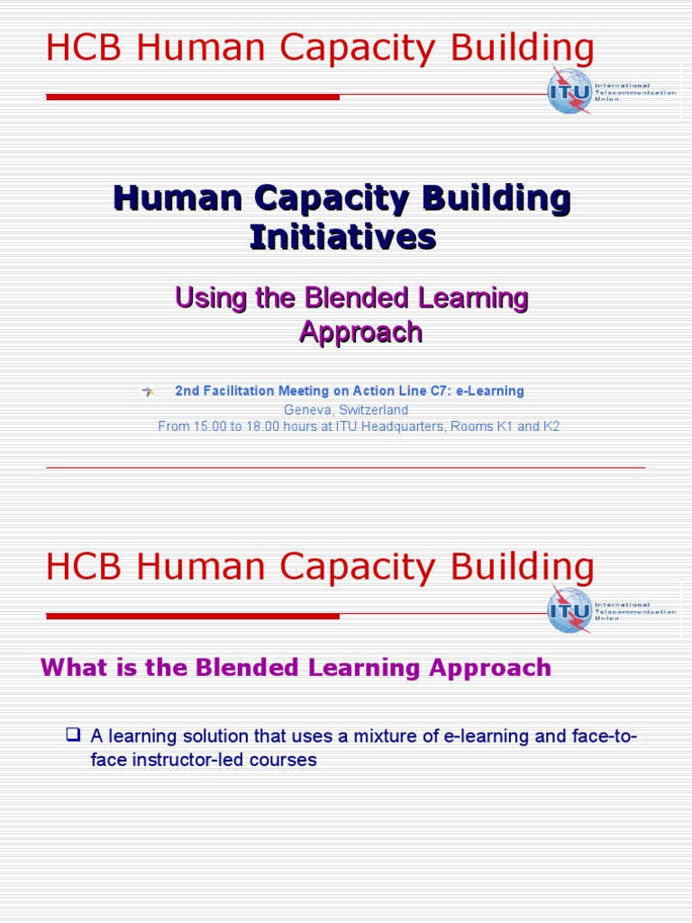 Blended Learning for Human Capacity Building | PDF | Economies ...