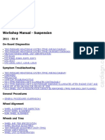 Workshop Manual - Suspension: 2011 - RX-8 On-Board Diagnostics